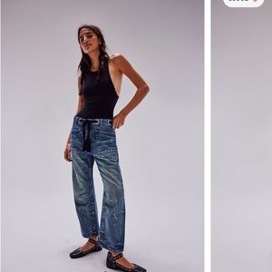 We The Free Moxie Pull-On Barrel Jeans